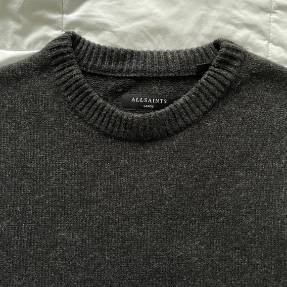 Allsaints Barra crew Sweater - size large - Wool - AW14 collection - RARE PIECE - Picture 6 of 8